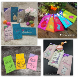 Stickserie ITH - Einsteckhüllen Ostern